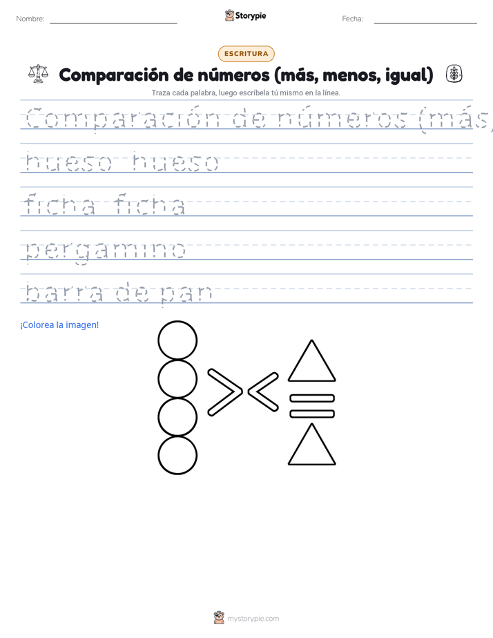 Práctica de Escritura