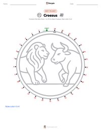 Croesus printable worksheet preview