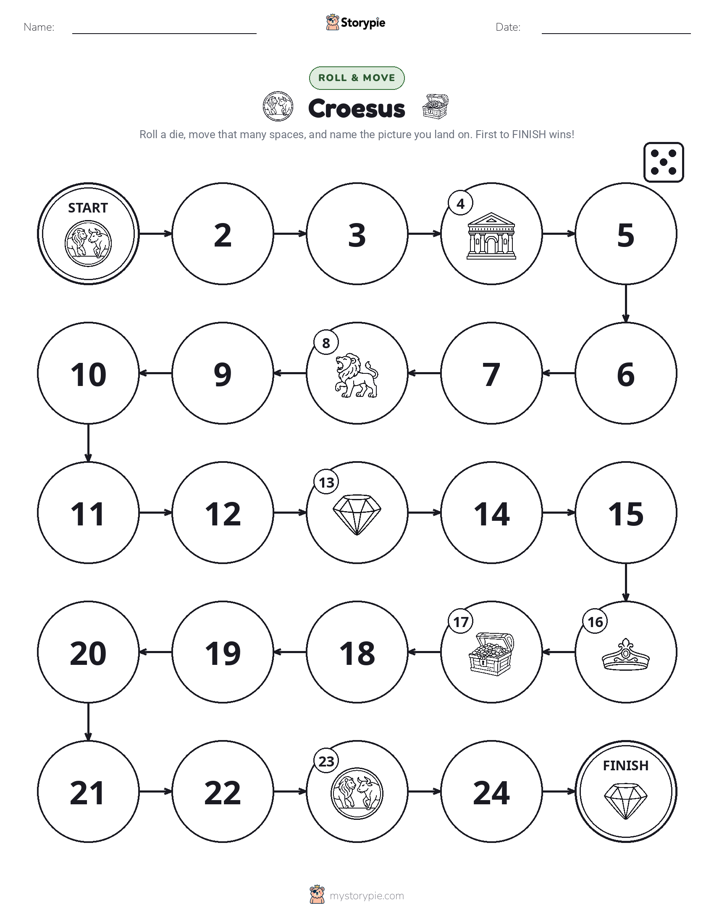 Roll & Move Game
