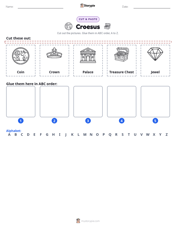 Cut & Paste Alphabet