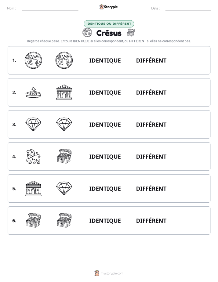 Identique ou Différent