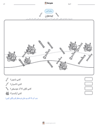 بیسون پرنٹ کرنے کے قابل ورکشیٹ کا پیش نظارہ