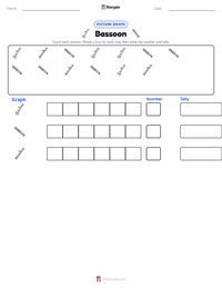 Bassoon printable worksheet preview