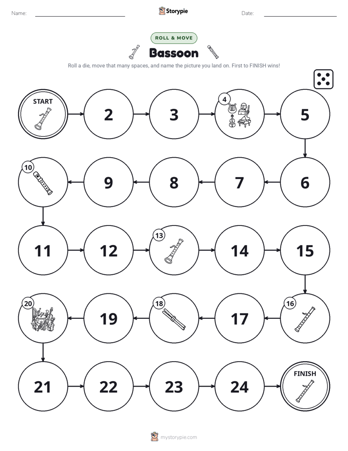 Roll & Move Game
