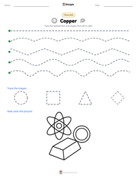 Copper printable worksheet preview