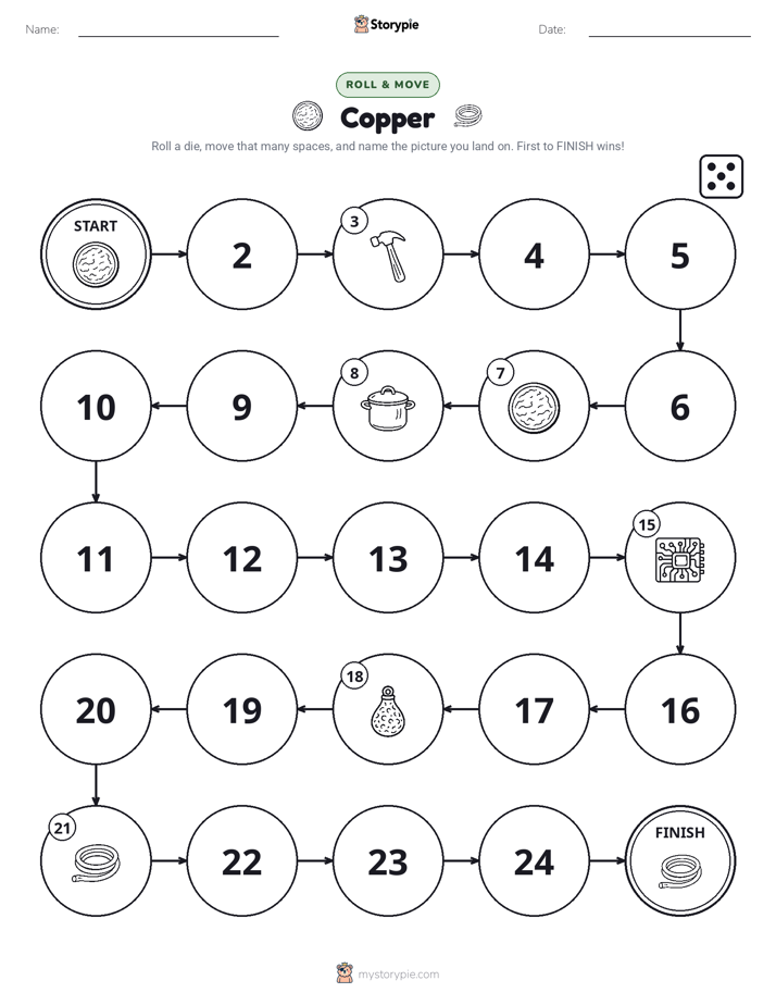 Roll & Move Game