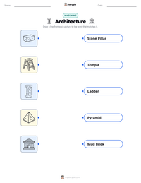 Architecture printable worksheet for kids