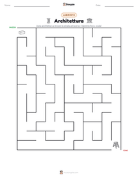 Anteprima della scheda stampabile di Architettura