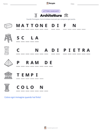 Anteprima della scheda stampabile di Architettura