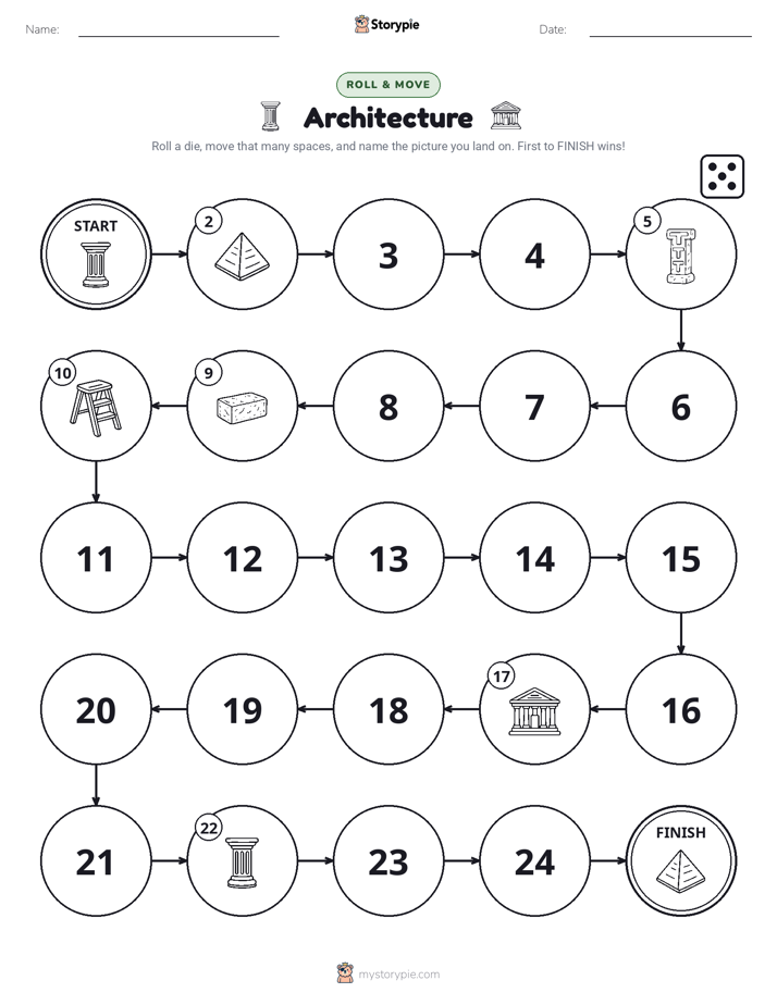 Roll & Move Game