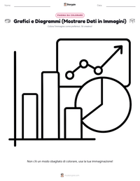 Pagina da colorare di Grafici e Diagrammi (Mostrare Dati in Immagini) per bambini