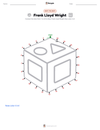 Frank Lloyd Wright printable worksheet preview