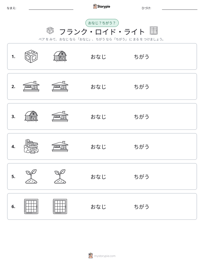 同じか違うか