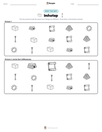 Imhotep printable worksheet preview