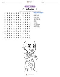 Anteprima della scheda stampabile di Imhotep