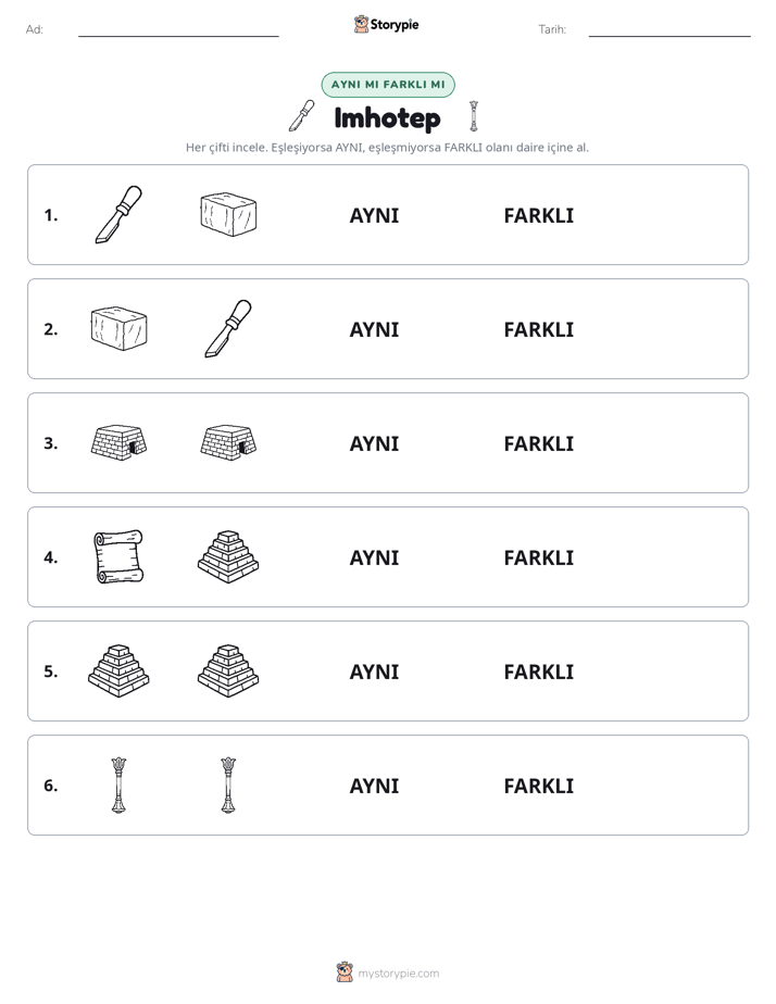 Aynı mı Farklı mı