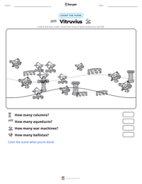 Vitruvius printable worksheet preview