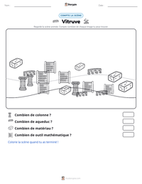 Aperçu de la feuille de travail imprimable Vitruve