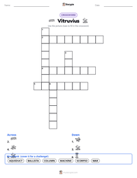 Vitruvius printable worksheet preview