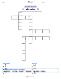 Prévia da folha de atividades imprimível Vitruvius