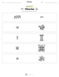 Vitruvius printable worksheet preview