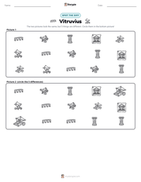 Vitruvius printable worksheet preview