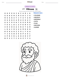 Aperçu de la feuille de travail imprimable Vitruve
