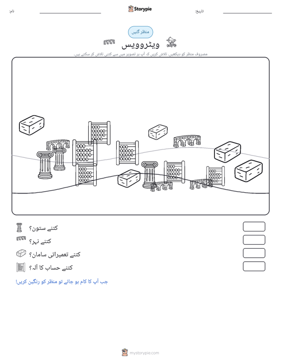 گنتی کا منظر