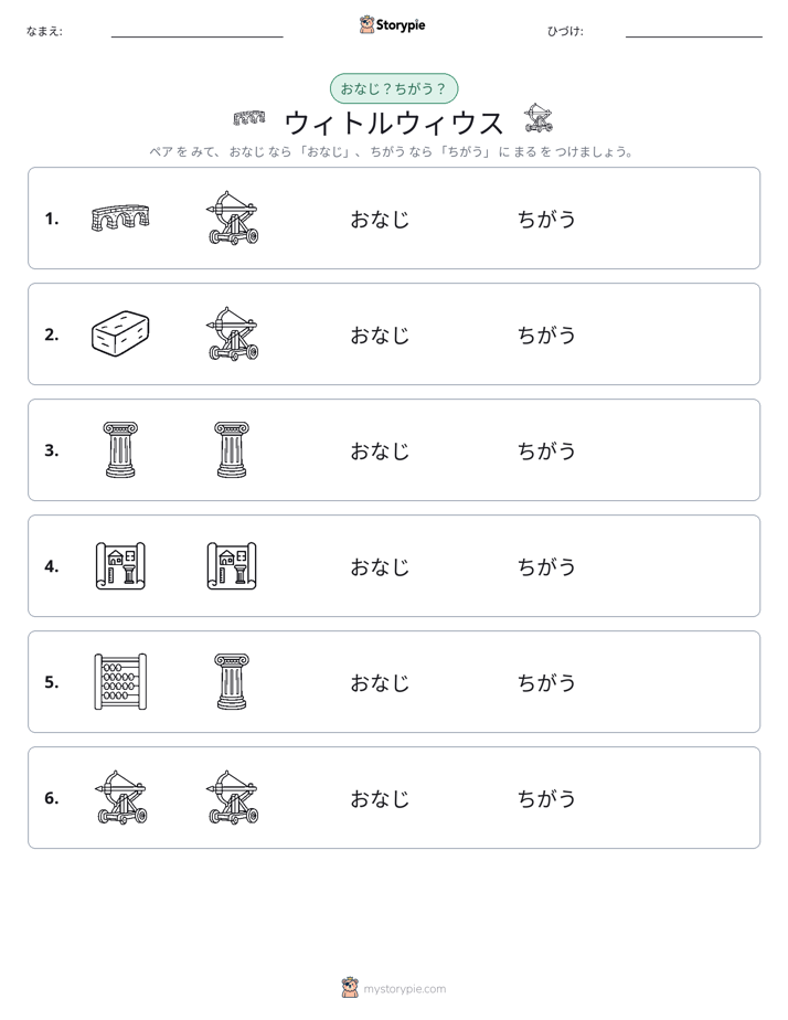 同じか違うか