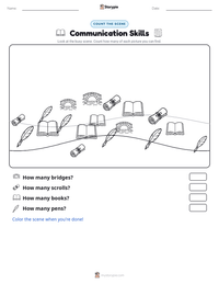 Communication Skills printable worksheet preview