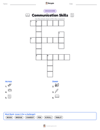 Communication Skills printable worksheet preview