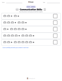 Communication Skills printable worksheet preview