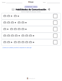 Vista previa de la hoja de trabajo imprimible de Habilidades de Comunicación