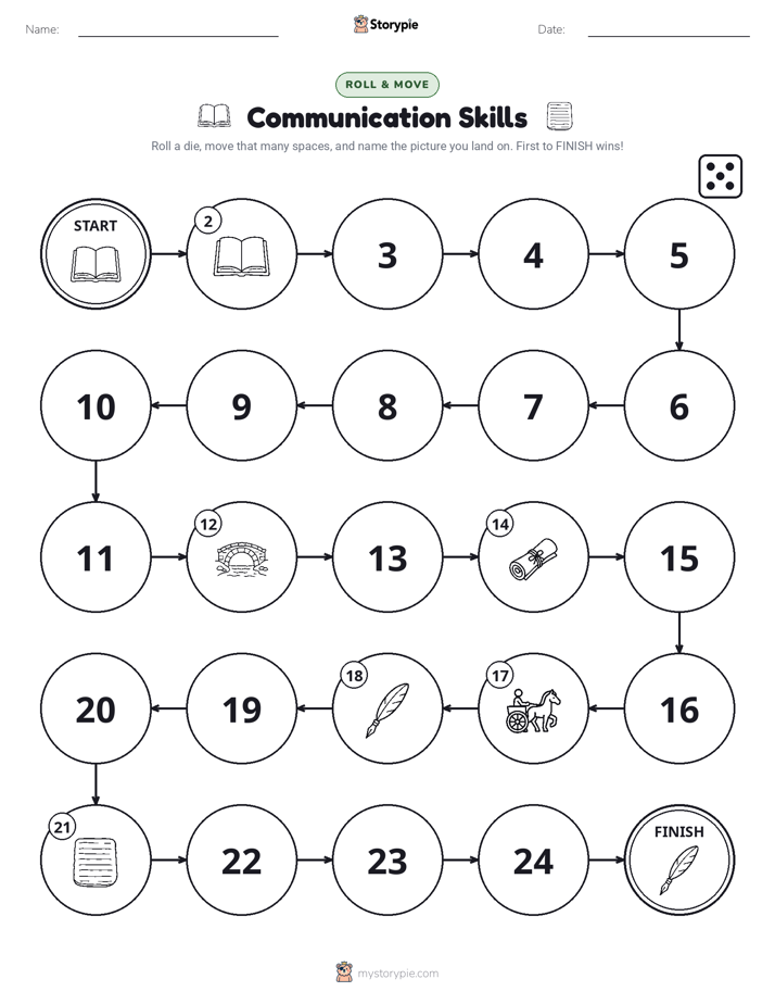 Roll & Move Game