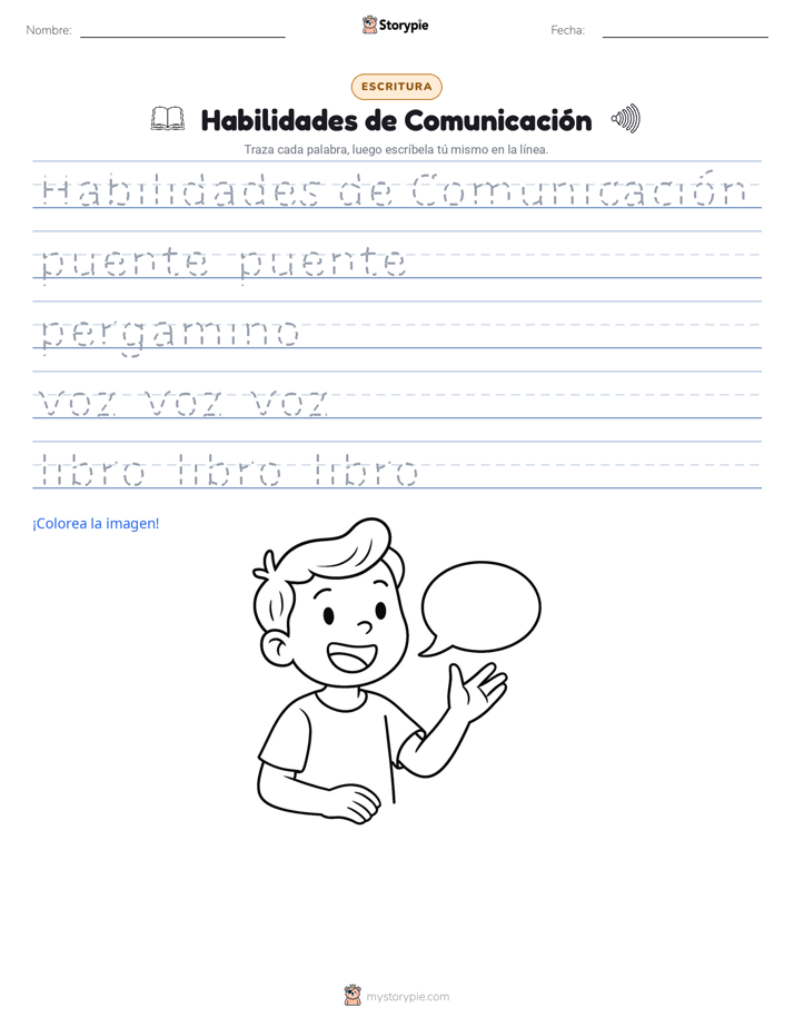 Práctica de Escritura