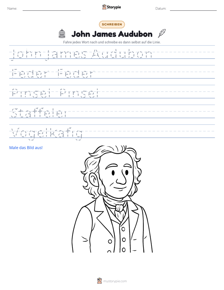 Schreibübung