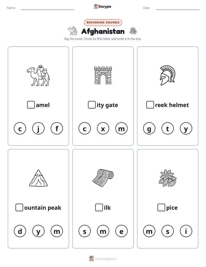 Beginning Sounds