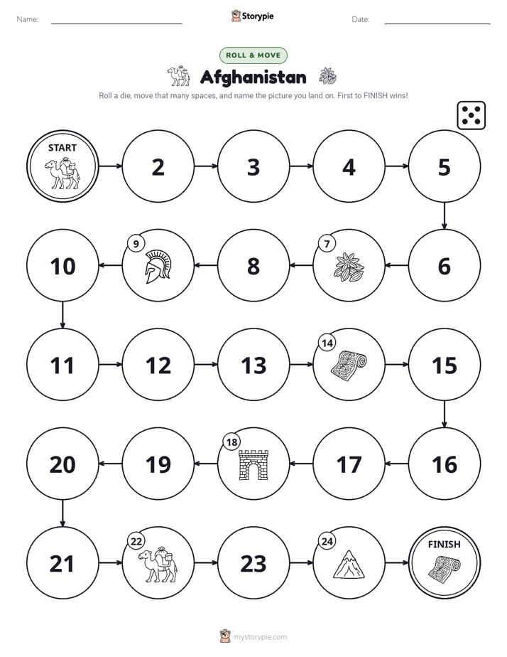 Roll & Move Game