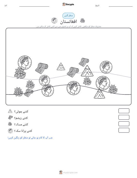 گنتی کا منظر