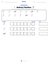 Bethany Hamilton printable worksheet preview