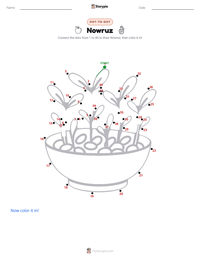 Nowruz printable worksheet preview