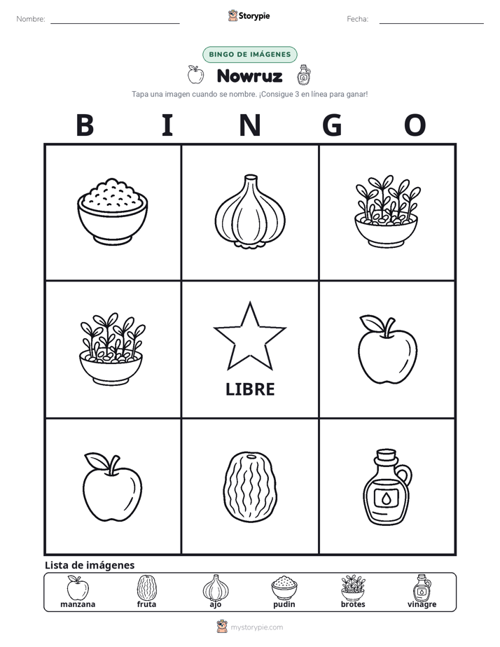 Bingo de Imágenes