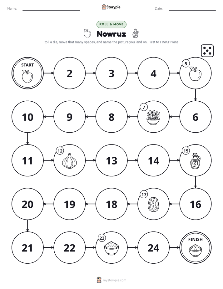 Roll & Move Game