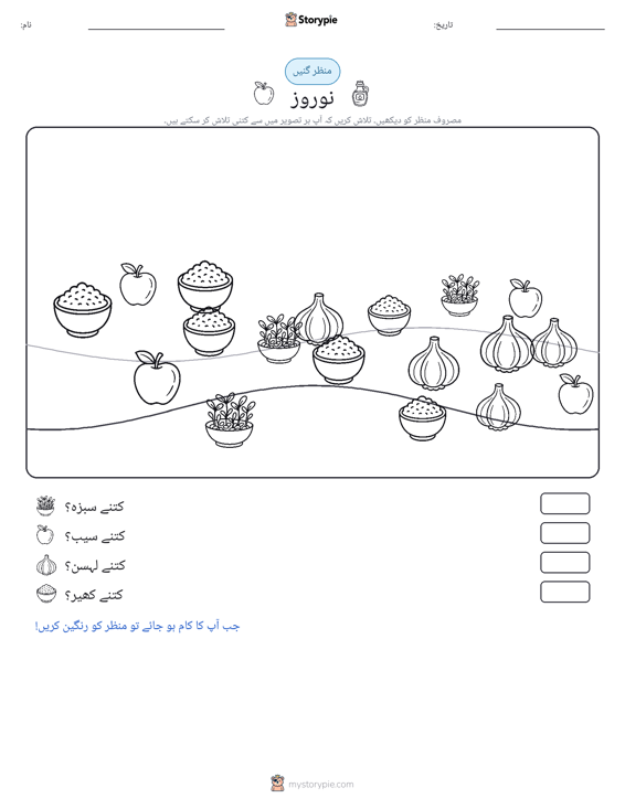 گنتی کا منظر