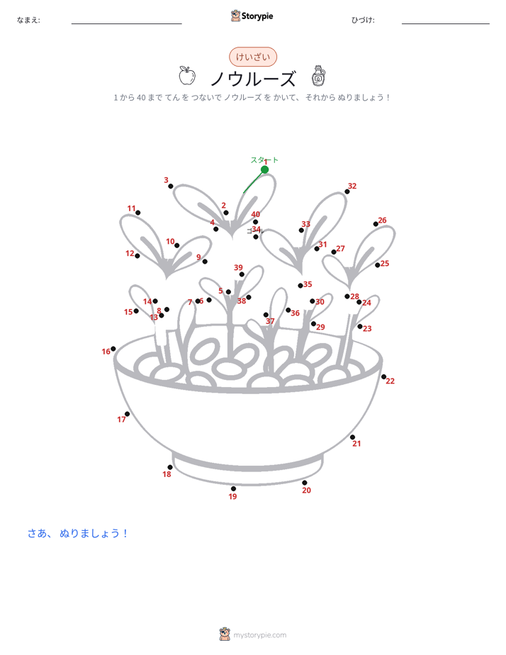 点つなぎ
