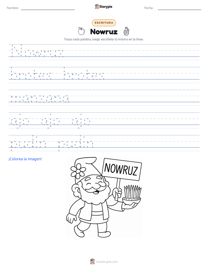 Práctica de Escritura