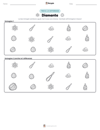 Anteprima della scheda stampabile di Diamante