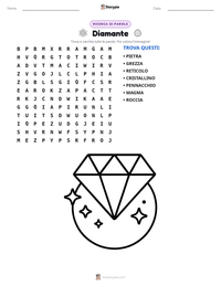 Anteprima della scheda stampabile di Diamante