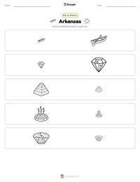 Arkansas printable worksheet preview