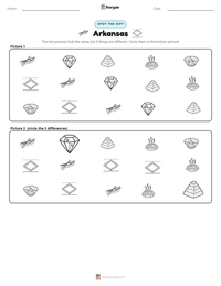 Arkansas printable worksheet preview
